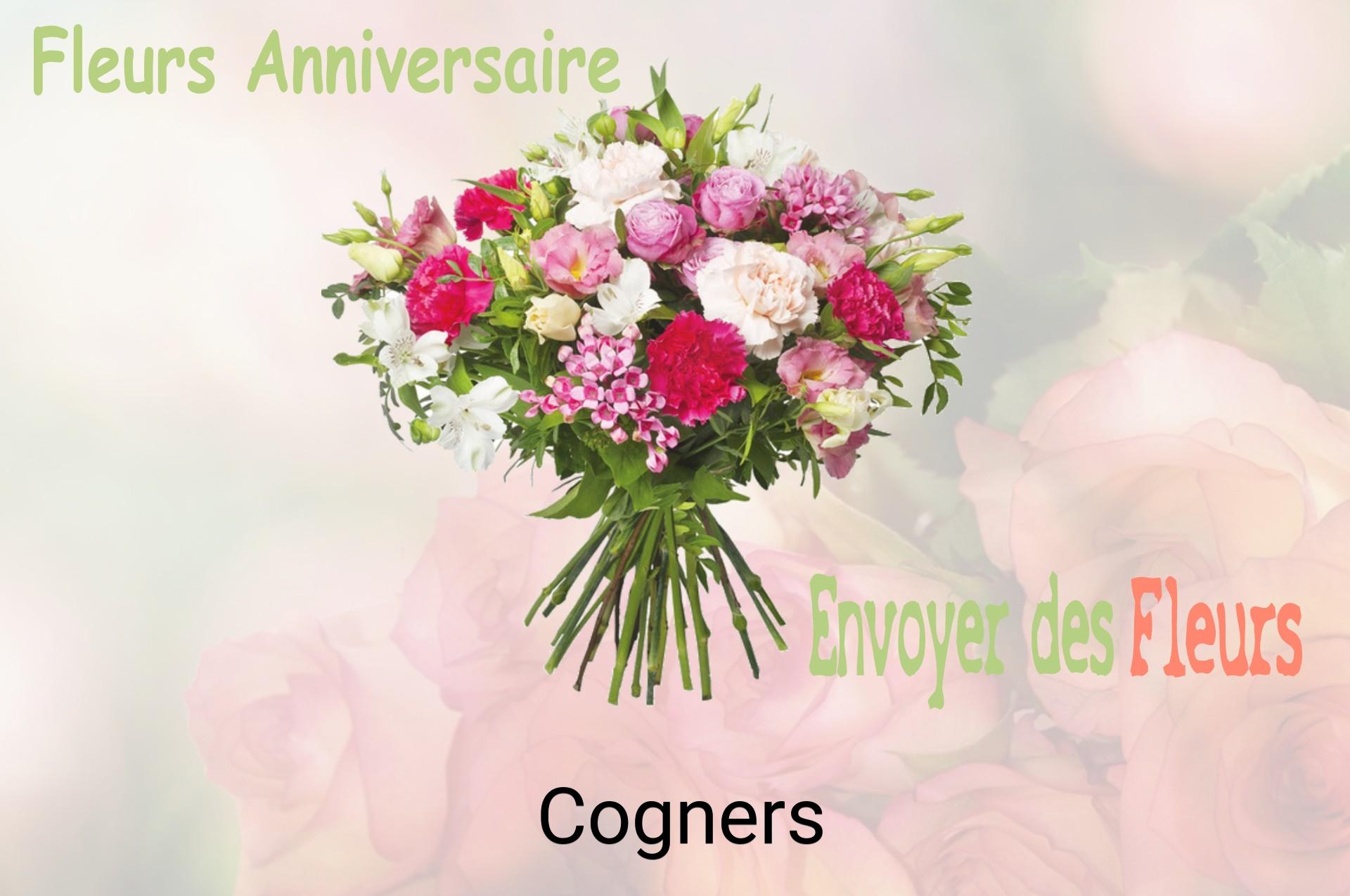 Bouquet de fleurs d’anniversaire livré à Cogners